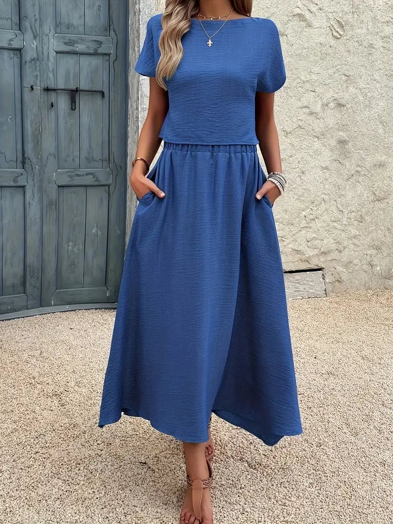 Organic Lightweight Skirt Co-ord Set – Breathable Summer