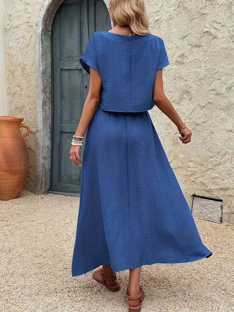 Organic Lightweight Skirt Co-ord Set – Breathable Summer