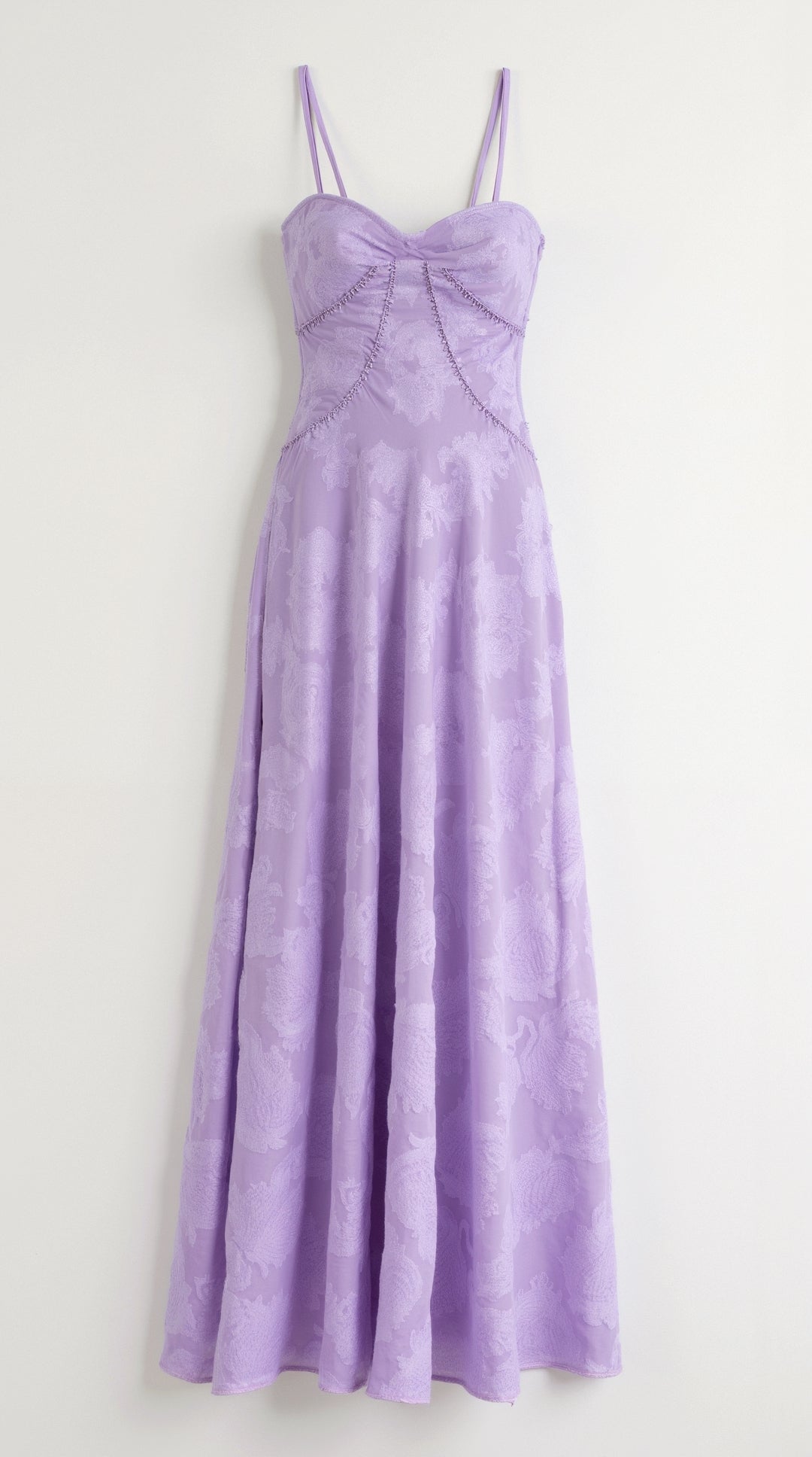 Lace Maxi Dress with Sweetheart Neckline – Arabelle