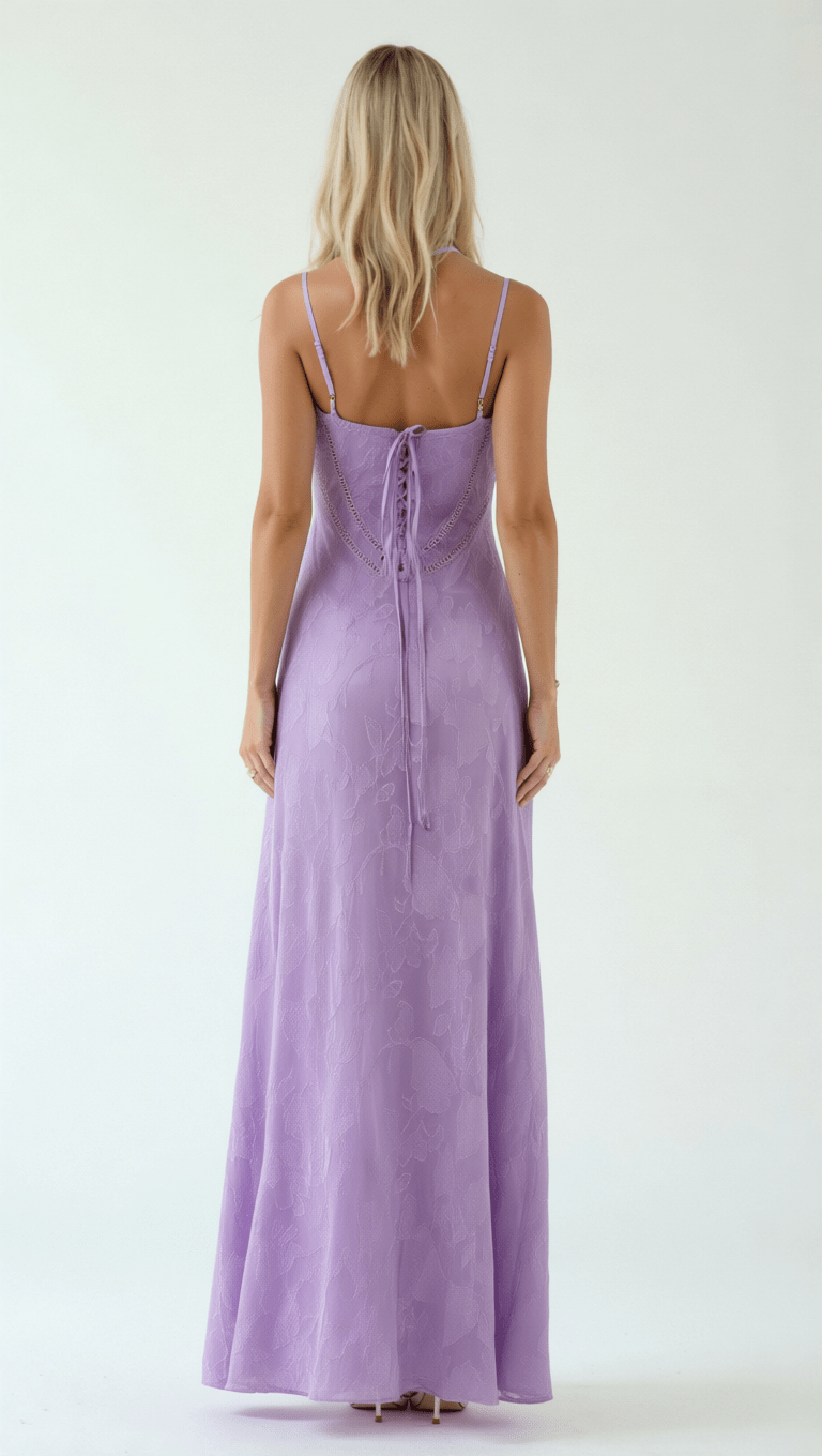 Lace Maxi Dress with Sweetheart Neckline – Arabelle