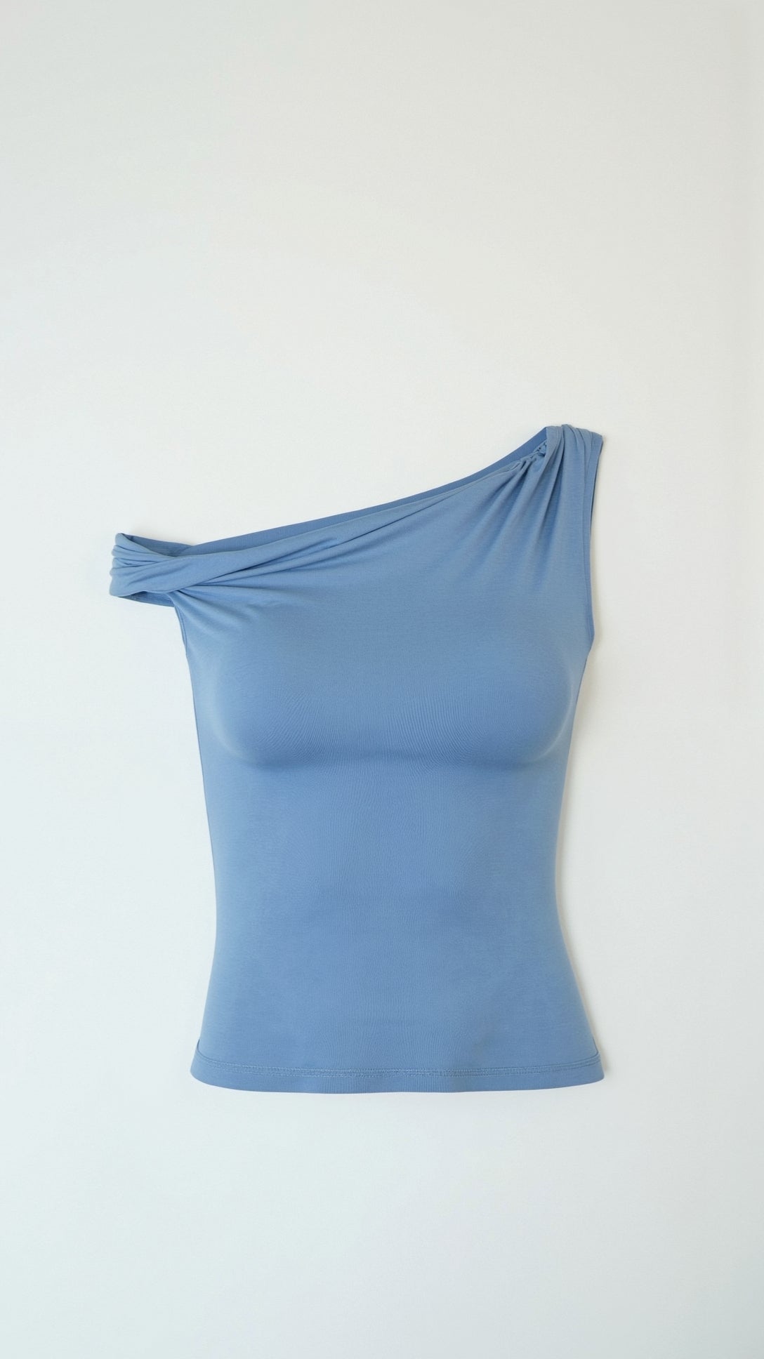 Women's One Shoulder Asymmetric Top – Stretch