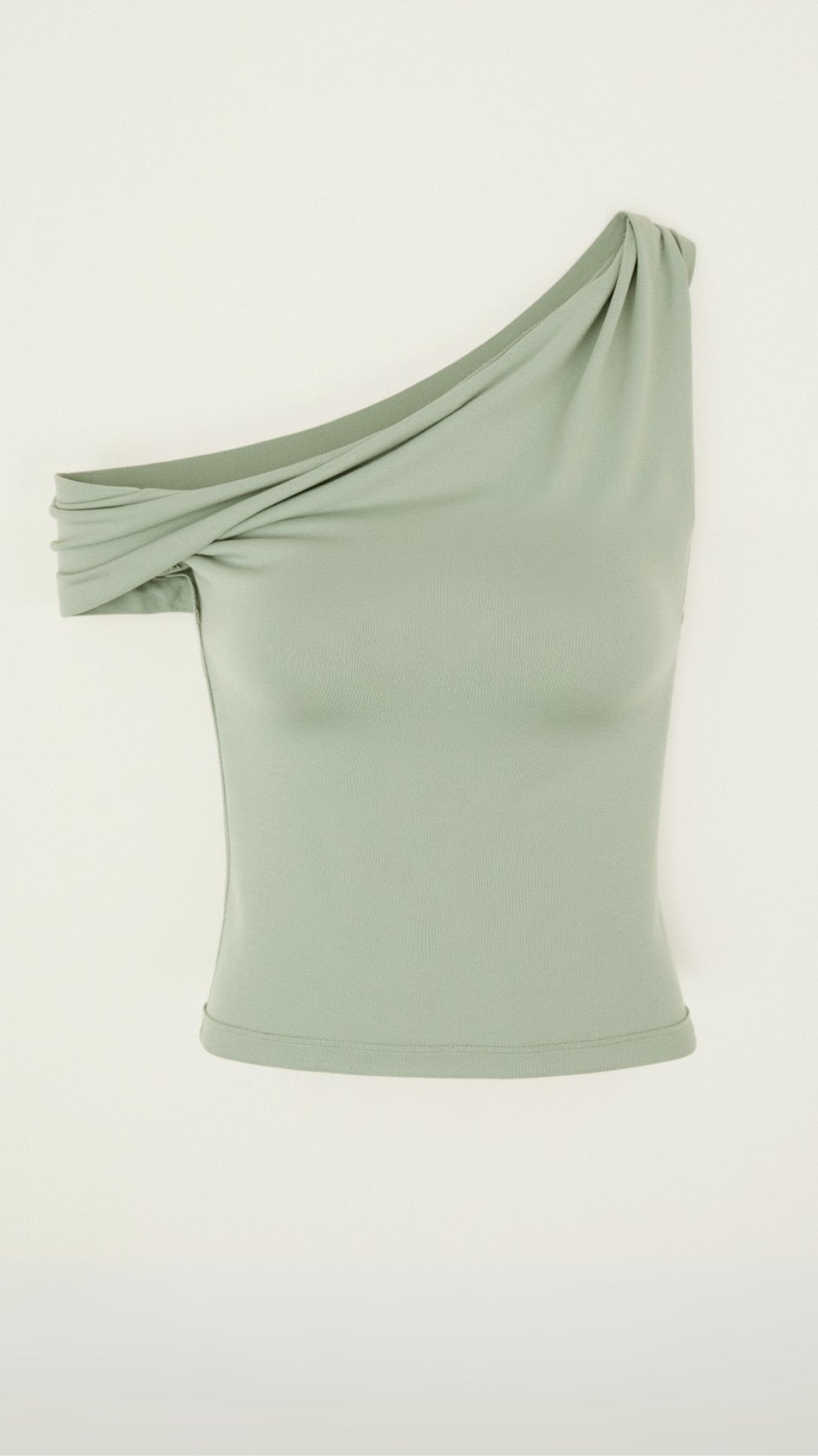 Women's One Shoulder Asymmetric Top – Stretch