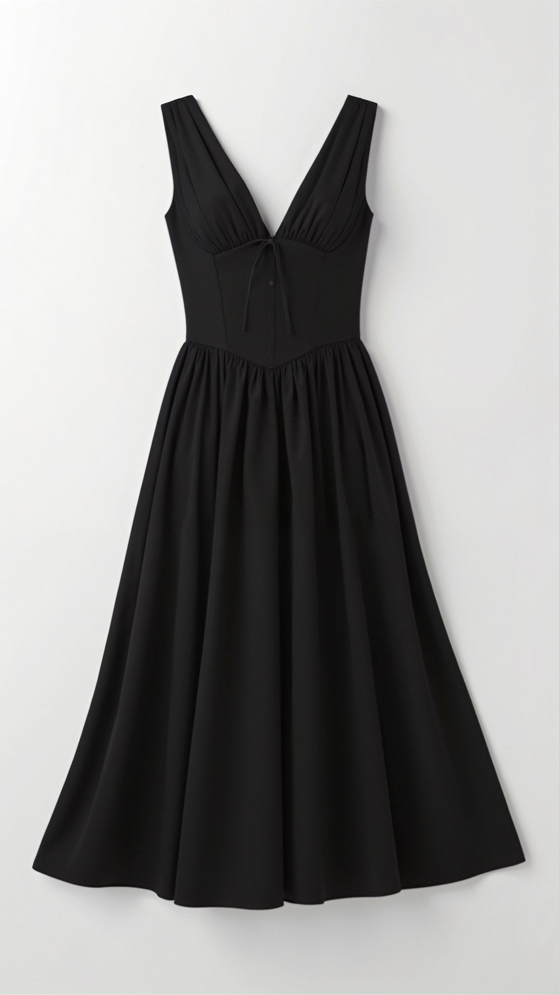 Cassiopeia Midi Plunge Dress – Rosa Mae