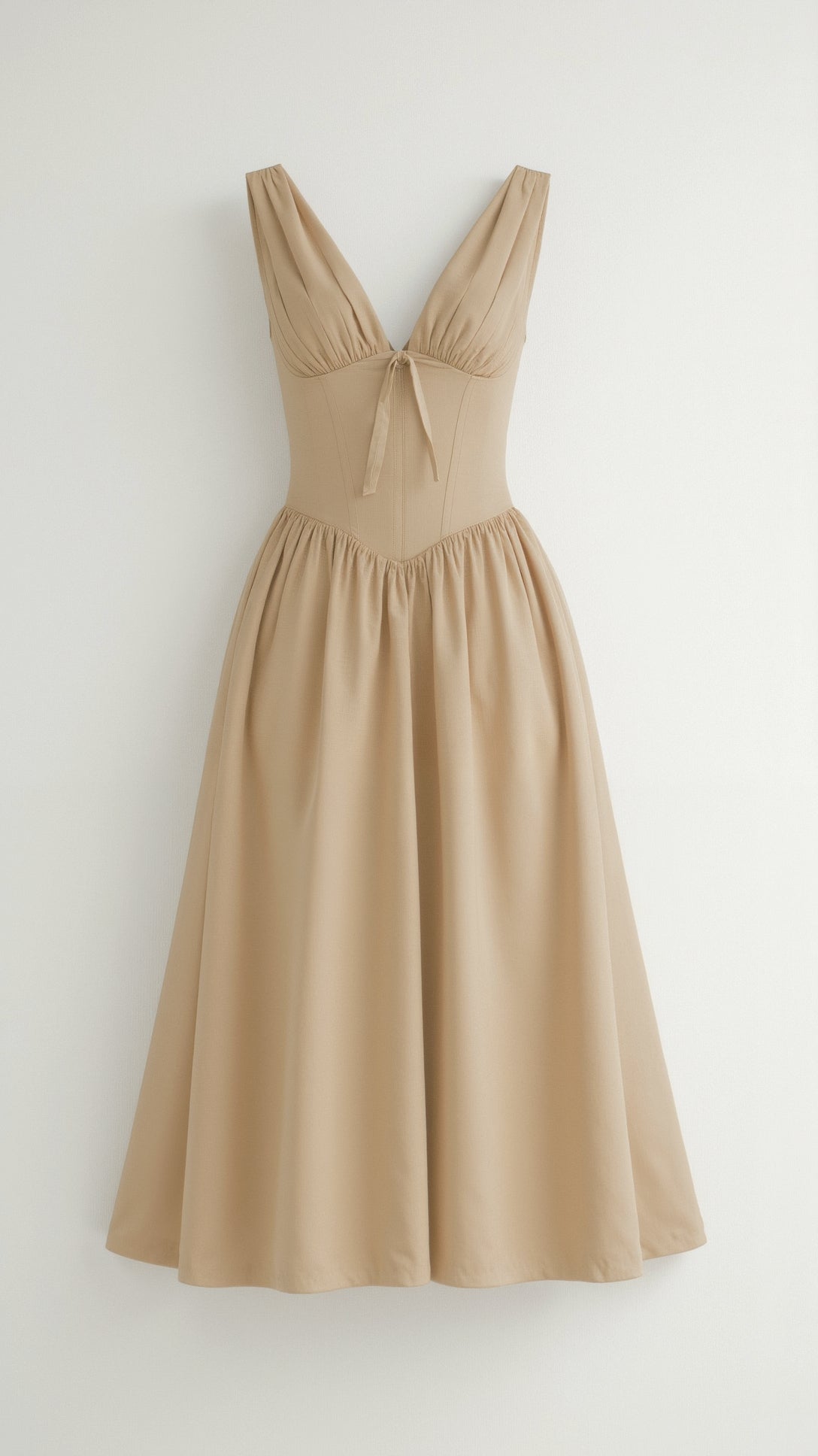 Cassiopeia Midi Plunge Dress – Rosa Mae