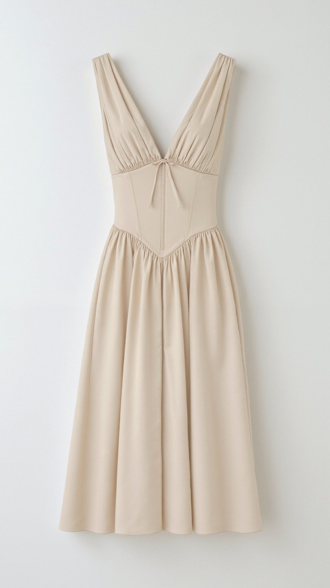 Cassiopeia Midi Plunge Dress – Rosa Mae