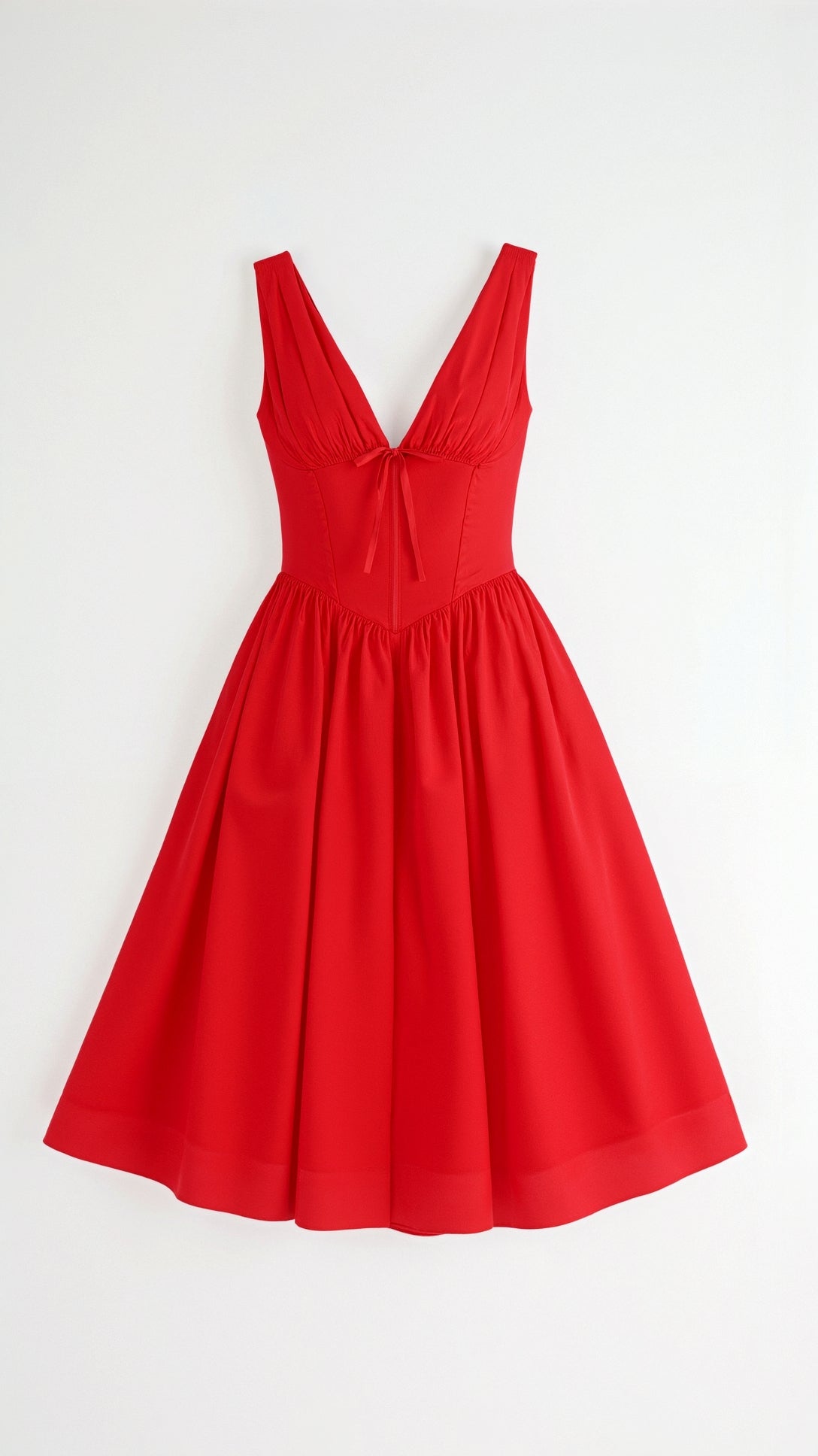 Cassiopeia Midi Plunge Dress – Rosa Mae